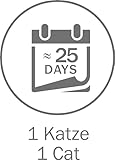 Cat's Best Sensitive, 100 % pflanzliche Katzenstreu, fest klumpend und antibakteriell aus veredelten Aktiv-Holzfasern – speziell für empfindliche Katzen, 2,9 kg/8 l