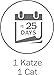 Cat's Best Sensitive, 100 % pflanzliche Katzenstreu, fest klumpend und antibakteriell aus veredelten Aktiv-Holzfasern – speziell für empfindliche Katzen, 2,9 kg/8 l