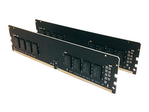 Image of OLOy DDR4 RAM 16GB (2x8GB) Black 2400 MHz CL17 1.2V 288-Pin Desktop UDIMM (MD4U082417BZDB)