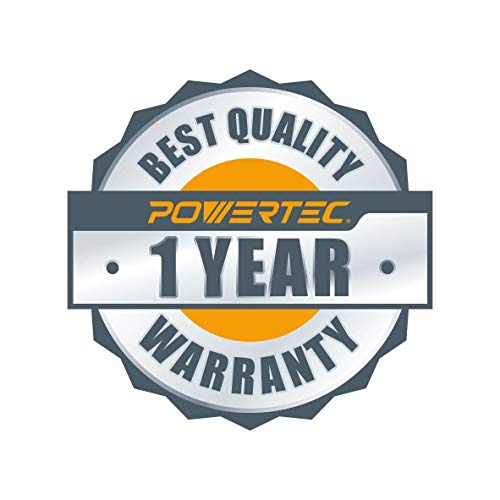 POWERTEC BF600 Heavy Duty Bench Buffer, 6-Inch