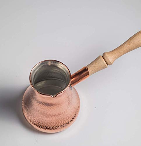 Copper Coffee Pot Maker, Jazzve, Cezve Ibrik, Armenia Jezve Jazve wooden handle ARMENIAN coffee maker, handmade, turka, personalized
