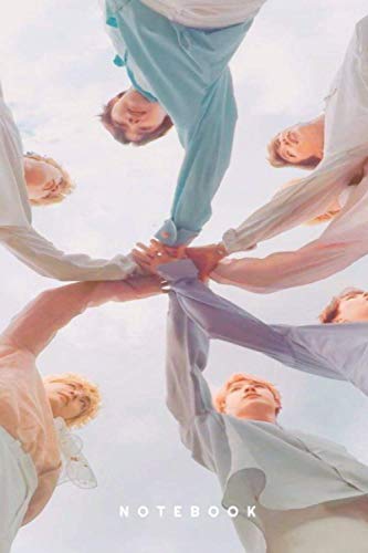 BTS NOTEBOOK : PERFECT FOR GIFT,for kDRAMA and kpop fans: DIARY JOURNAL LINED FOR 110 PAGES AND 6X9 INCHES