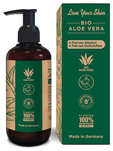 Aloe Vera Gel Soena Bio, Vegan, mit Purem Blattsaft