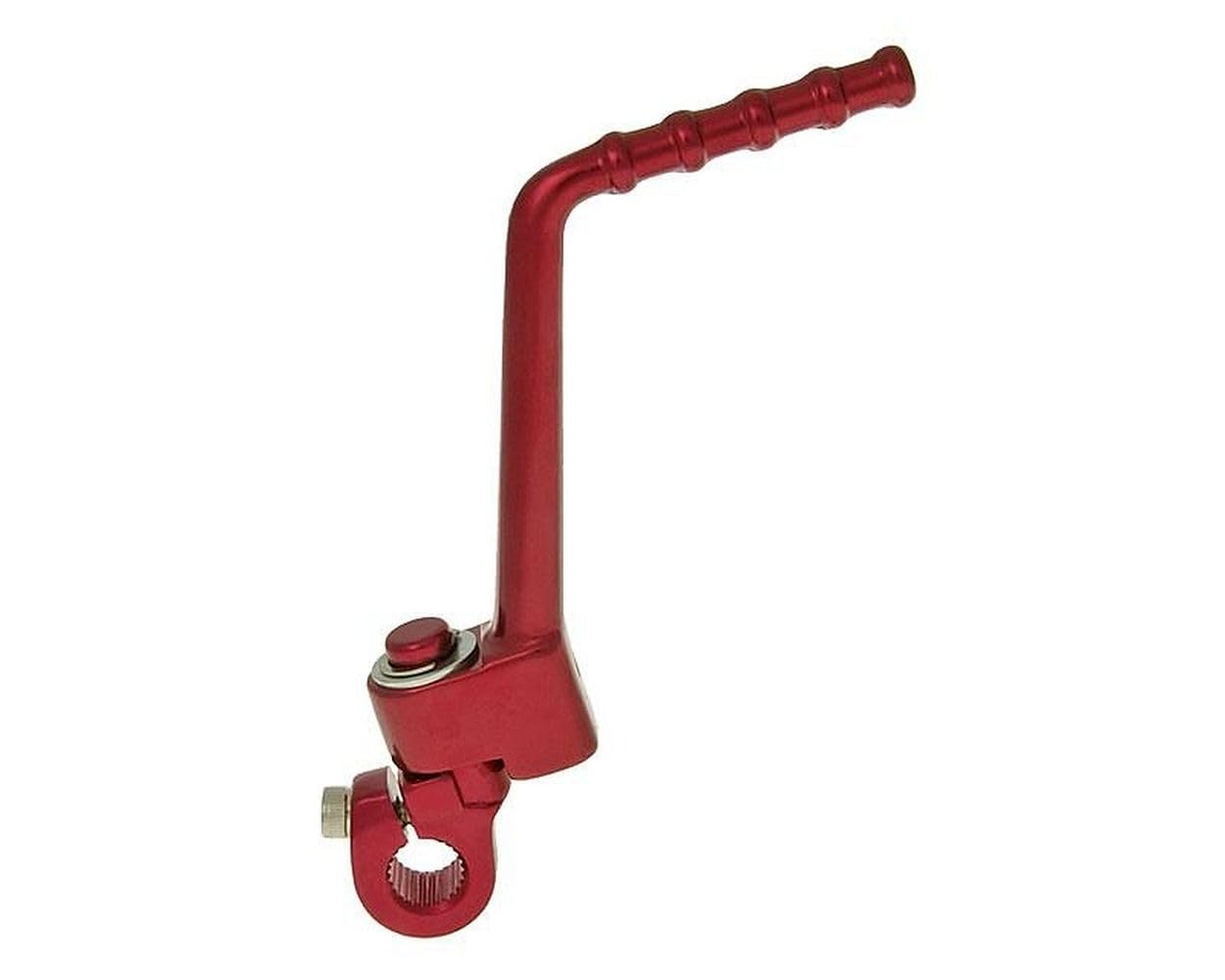 Kickstarter Aluminium rot kompatibel für Derbi EBE, EBS, D50B0, GPR 50, Senda 50, Variant Start