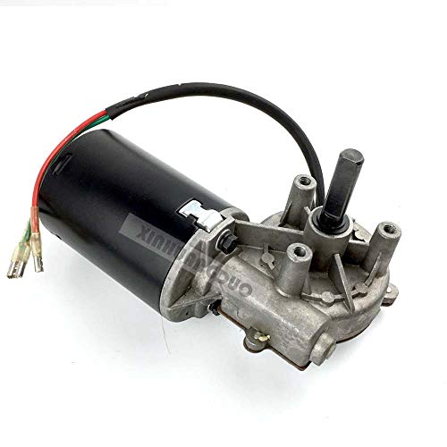 XINHUANGDUO 100rpm GW6280 DC 24v 4A high torque worm gear reducer motor Min Worm Gear Motor wiper barbecue grill motor turn Left D shaft