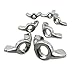 RLECS 90PCS 304 Stainless Steel Butterfly Nut Set M3-12 Hardware Fasteners for Industrial Equipment Furniture Assembly Musical Instrument Tuning