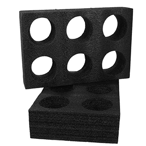 Alipis Multi-Hole Cup Holder Tray 2-Pack Reusable Cup Carrier for Drinks Takeout Beverage Carrier