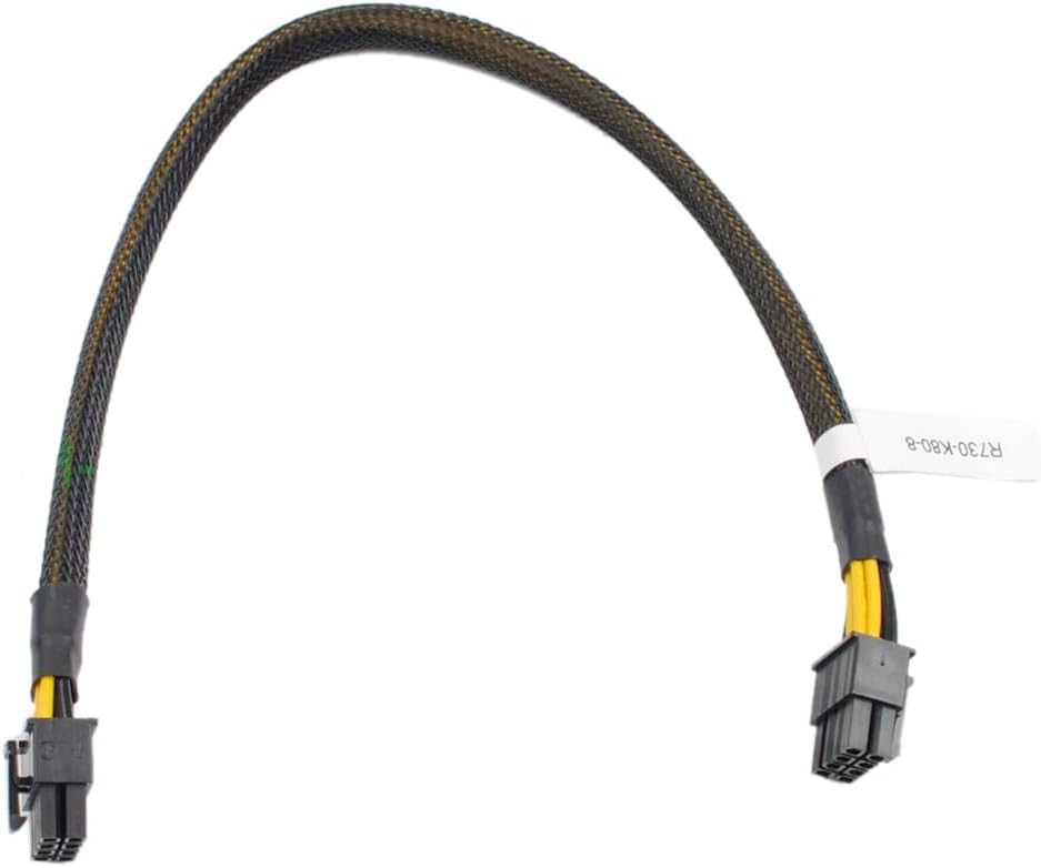 GinTai 8(pin) to 8(pin) Power Supply Cable Replacement for DELL R730 and Nvidia K80/ M40/ M60/ P40/ P100 PCIE GPU（35cm）
