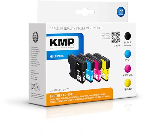Brother LC-1100 cartuchos KMP B78V tinta compatible para impresoras domesticas y de oficina