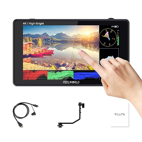 【美品】Feelworld LUT6 カメラ用４Kモニター６インチ Amazon | FEELWORLD LUT6E 6インチタッチスクリーン一眼レフ