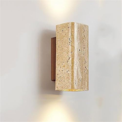 Lámparas de pared y apliques de arte en travertino rústico exclusivo GWJKG