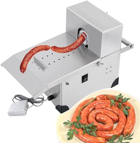 Sausage Tying Machine - Commercial Linker Tier Machine, 02, Efficient Knotting for Sausage Production, Two Mofor Versatile Use,1