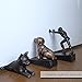 Earl Diamond Heavy Duty Cast Iron Cute Cat Door Stops | Decorative Cute Animal Statue Metal Door Stopper Wedge, with Non-Slip Mat for Home Office Commercial