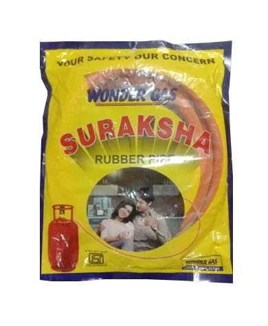 AMMOL Hardware Gas Stove Rubber Tube (Suraksha - Orange)-image-34