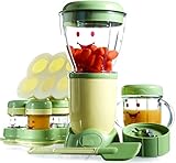 XXL 20Tlg Baby Set bereiter Brei Mixer Zerkleinerer Obst Babyessen BPA Frei Grün