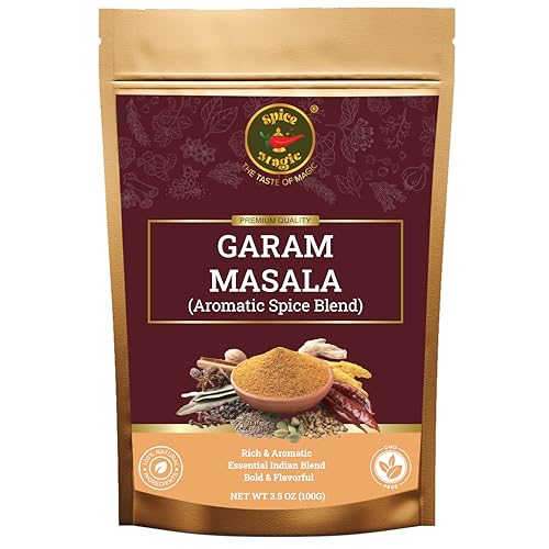 Spice Magic Garam Masala Powder 3.5 Oz (100 G) | Premium Indian Spice Blend | All-Natural, Salt-Free, Vegan & Non-Gmo