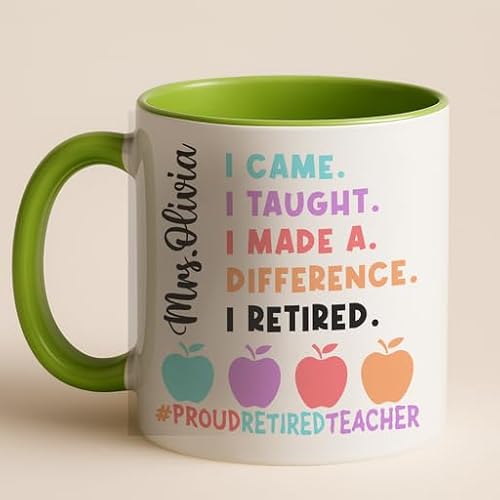20 Thoughtful Gift Ideas for a Retiring Teacher in 2026 3 Retired Teacher Personalized Mug