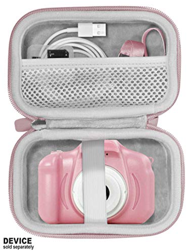 Casesack Kids Camera Case For Wowgo, Cocopa, Hyleton, Aimson, Sekton, Desuccus, Nine Cube, Ishantech, Suziyo, Hamdol, Todozen, Magicfun, Balhvit, Sinceroduct, Gktz, Rindol, Hachi’s, Aogeli (Rose Gold) #TOP2