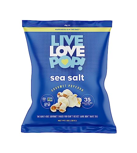 Live Love Pop Sea Salt Popcorn 1.0 oz. (24 pack)