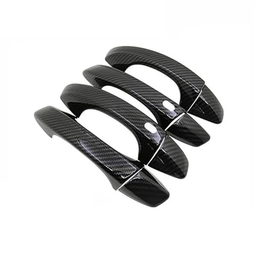 Cubierta de manija para Audi Q3 F3 con elegante diseño deportivo de fibra de carbono estilo A