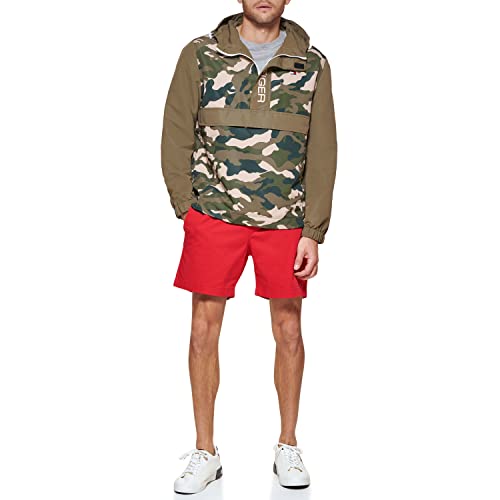 Image of Tommy Hilfiger Men's Retro Lightweight Taslan Popover Jacket