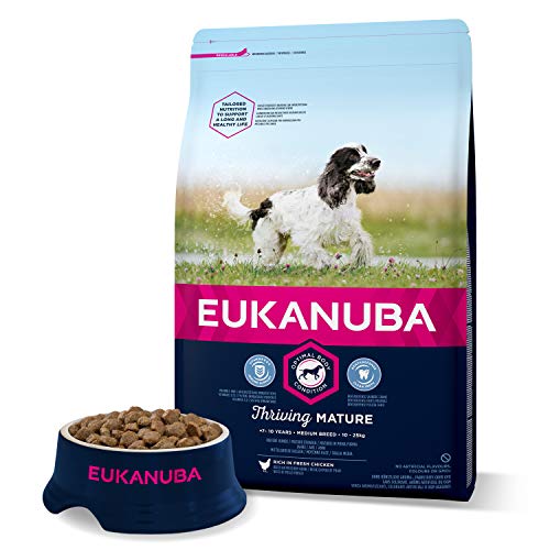 Eukanuba Croquette pour Chien Senior Moyenne 3 kg Cover