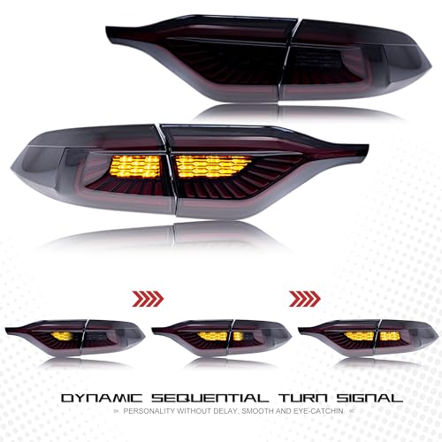 inginuity time LED Tail Lights & Tailgate Light For Toyota Corolla 2020 2021 2022 2023 4PCS Start Up Animation DRL Sequential Indicator Rear Lamp Assembly by inginuity time - Used condition - Image 3