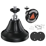 Magnetic Wall Mount for Security Cameras, Universal 1/4″ Screw, Adjustable Angle, Strong Magnet, No-Drill, Indoor/Outdoor, Tabletop & Wall Cameras, Compatible with Ring, Arlo, Wyze (Black, 1 Pack)