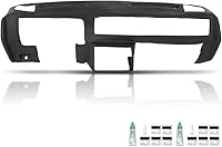 Vista 12 de GRAND ORANGE Cubierta de bisel para panel de instrumentos de tablero compatible con Chevy Chevelle El Camino 1968 sin Air Black