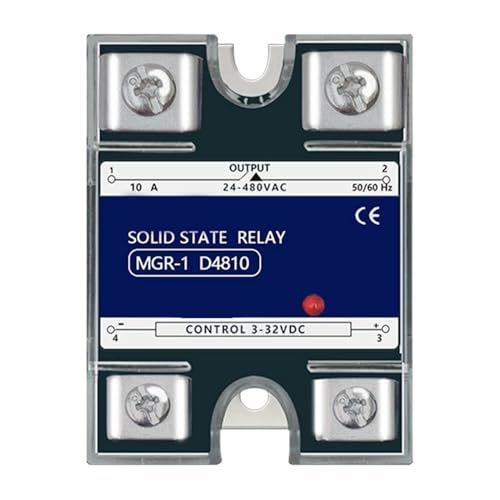 Relais statique monophasé haute performance D4840 commande CC charge 220V CA