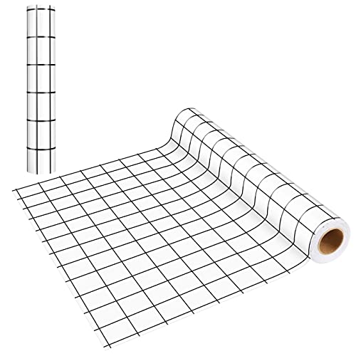 Sooez Clear Transfer Paper Tape Vinyl - 12 x15 FT w Black Alignment Grid for Adhesive Vinyl, Medium Tack Vinyl Transfer Tape for Decals Signs Window Wall Stickers, Perfect for Cricut Silhouette Cameo