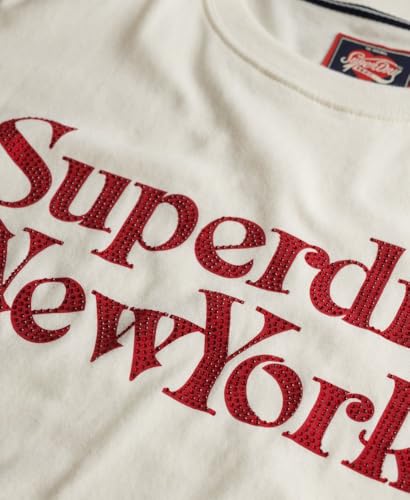 T shirt femme Superdry Brand Mark - vue 7