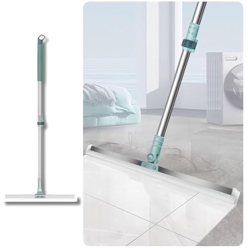 Image of TEKCOOL Magic Broom Sweeper for Floor Cleaning - Multifunctional Silicone Wiper Mop with Extendable Handle - Wet & Dry Use - Bathroom Floor Wiper & Window Squeegee Viper for Home(Multicolor)