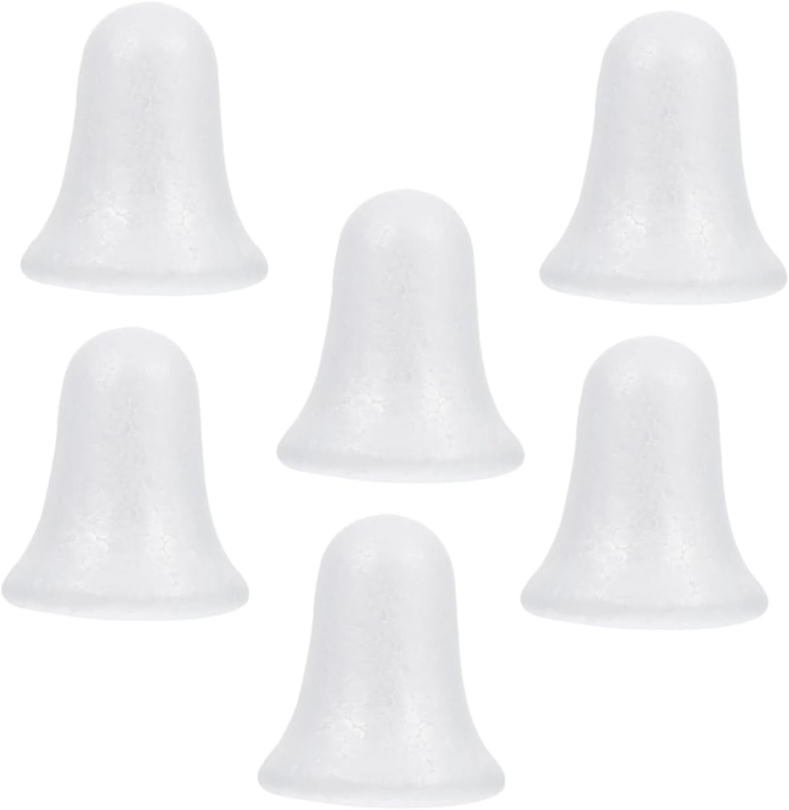 6Pcs Foam Jingle Bells for Christmas Tree Decor Bells for Crafts Festive DIY Material Unique Holiday Decorations Enhance Your Christmas Aesthetic