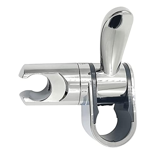 Support de douche en laiton poli robuste pour tringle de douche