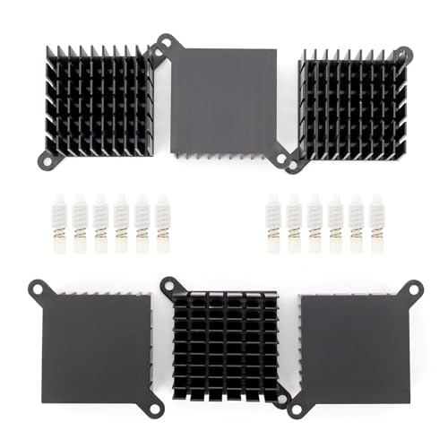 Disipador de calor de aluminio para placa base de computadora norte y sur 6 piezas