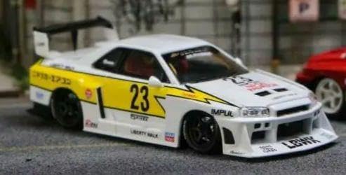 INNO 1/64 Nissan Skyline LBWK Liberty Walk ER34 Super Silhouette