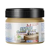 STEINPOLIERSET - Marmor Granit Finishing Wax, Steinpolitur Set, täglicher Natursteinreiniger, Steinpoliturwachs, Versiegelungswachs u