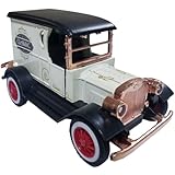 Miniatura Carrinho De Ferro Retro Calhambeque Furgão Vintage 1:32 Coleção (Marfim)