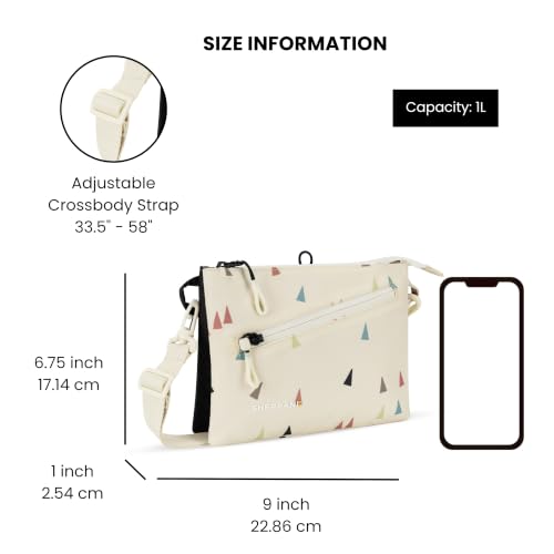 Image of Sherpani Zoom, Small Crossbody Purse, Nylon Crossbody Bag, Lightweight Cross Body Bag, Sleek Dual Pouch, Purses for Women