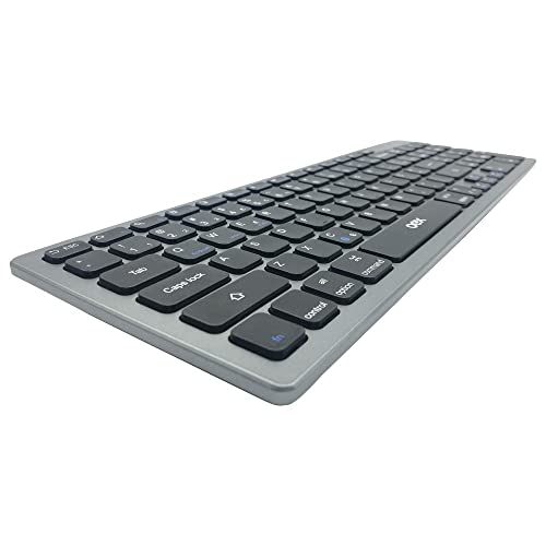 Teclado Bluetooth 5.0 Slim Prime OEX TC504 ABNT2 Prata