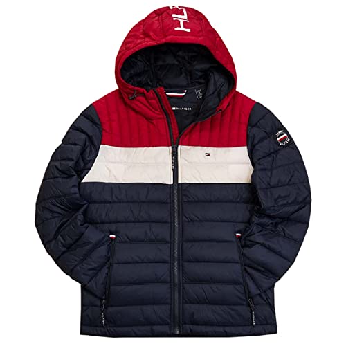 [トミーヒルフィガー]TOMMY HILFIGER 中綿ジャケット 150AN555 メンズ NVY/IVY/COBALT ネイビー×マルチカラー sizeM [並行輸入品]