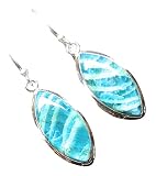 Natural Green Amazonite 925 Solid...