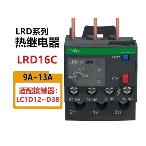 Relé térmico LRD16C 9-13A para protección contra sobrecarga motor 2