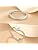 PEALICIOUS Gold Silver Chunky Bracelet for Women Girls 2Pcs 7in Arm Cuff - View 6