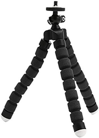 Portable Tripod with Phone Holder/Clip for Gopro, Smartphone, Compact Cameras and DSLRs
