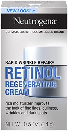 Neutrogena Rapid Wrinkle Repair Retinol Regenerating Cream, 0.5 Oz Mini (Pack of 3)