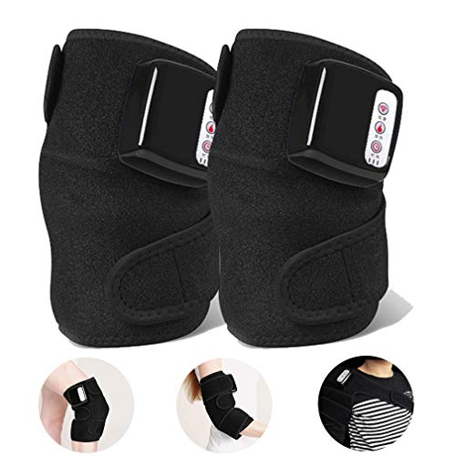 VIVI Knie-Magnetschwebe-Magager, Joint Physiotherapie Massage Electric Massage Pain Relief Rehabilitation Ausrüstung (Schwarz)