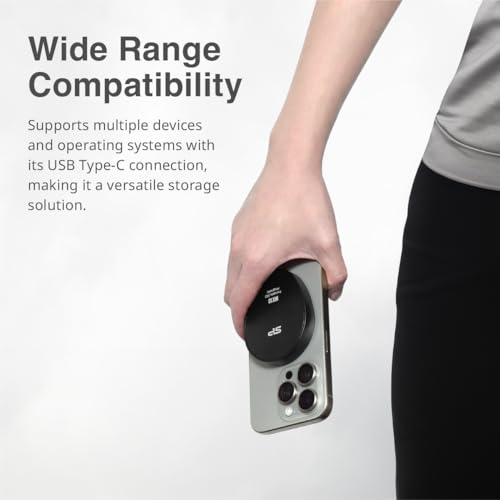 Image of Silicon Power 2TB Built-in Magnetic Portable SSD MX10 Gen 2 USB-C (Black)