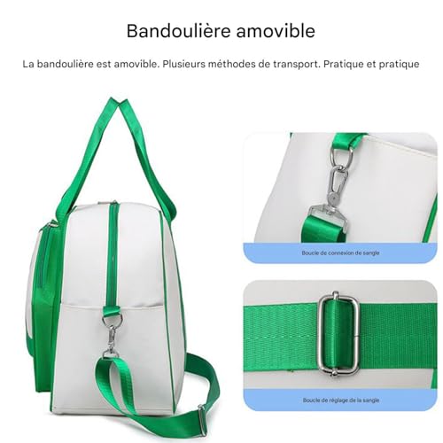 Sac pour pickleball avec compartiment à chaussures intégré pour séparer les affaires